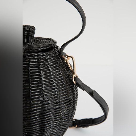 Ulla Johnson Tautou Basket Bag Black - Picture 2 of 8
